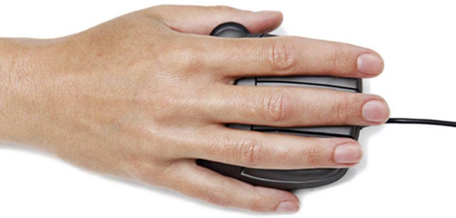 Contour Design Mouse M USB Maus Optisch Ergonomisch Grau