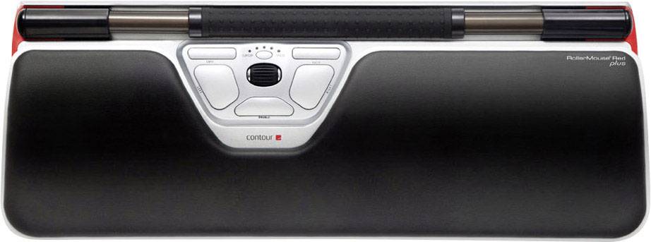 Contour Design RollerMouse Red Mauspad mit Handballenauflage Ergonomisch Schwarz
