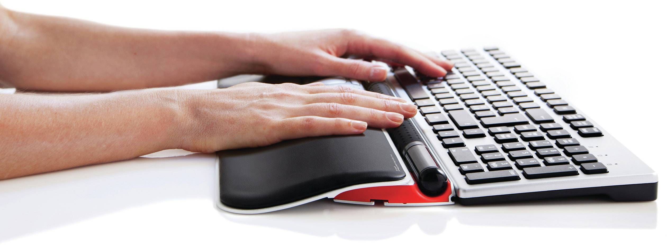 Contour Design RollerMouse Red Mauspad mit Handballenauflage Ergonomisch Schwarz