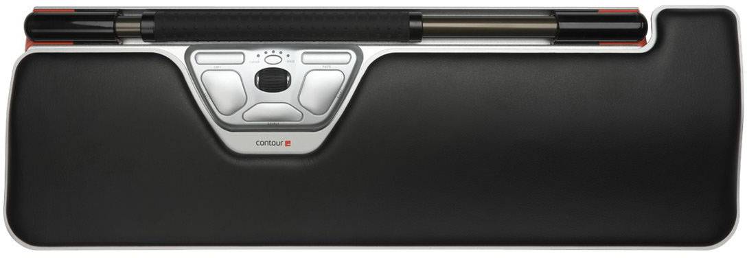 Contour Design RollerMouse Red Plus Mauspad mit Handballenauflage Ergonomisch Schwarz