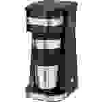 Clatronic KA 3733 Kaffeemaschine Edelstahl, Schwarz Fassungsvermögen Tassen=1