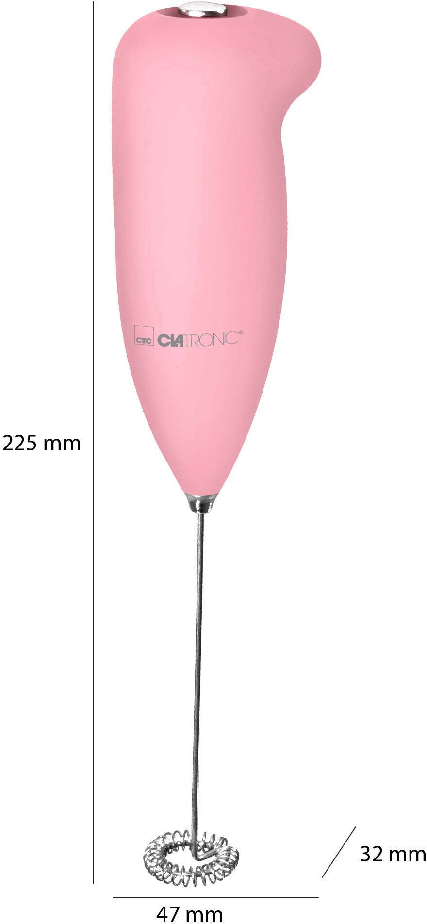 Clatronic MS 3089 263918 Milchaufschäumer Pink