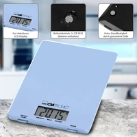 Clatronic KW 3626 LCD Küchenwaage digital Wägebereich (max.)=5kg Hellblau 220 x 150 x 16 Clatronic KW 3626 LCD Küchenwaage digital Wägebereich (max.)=5kg Hellblau 220 x 150 x 16
