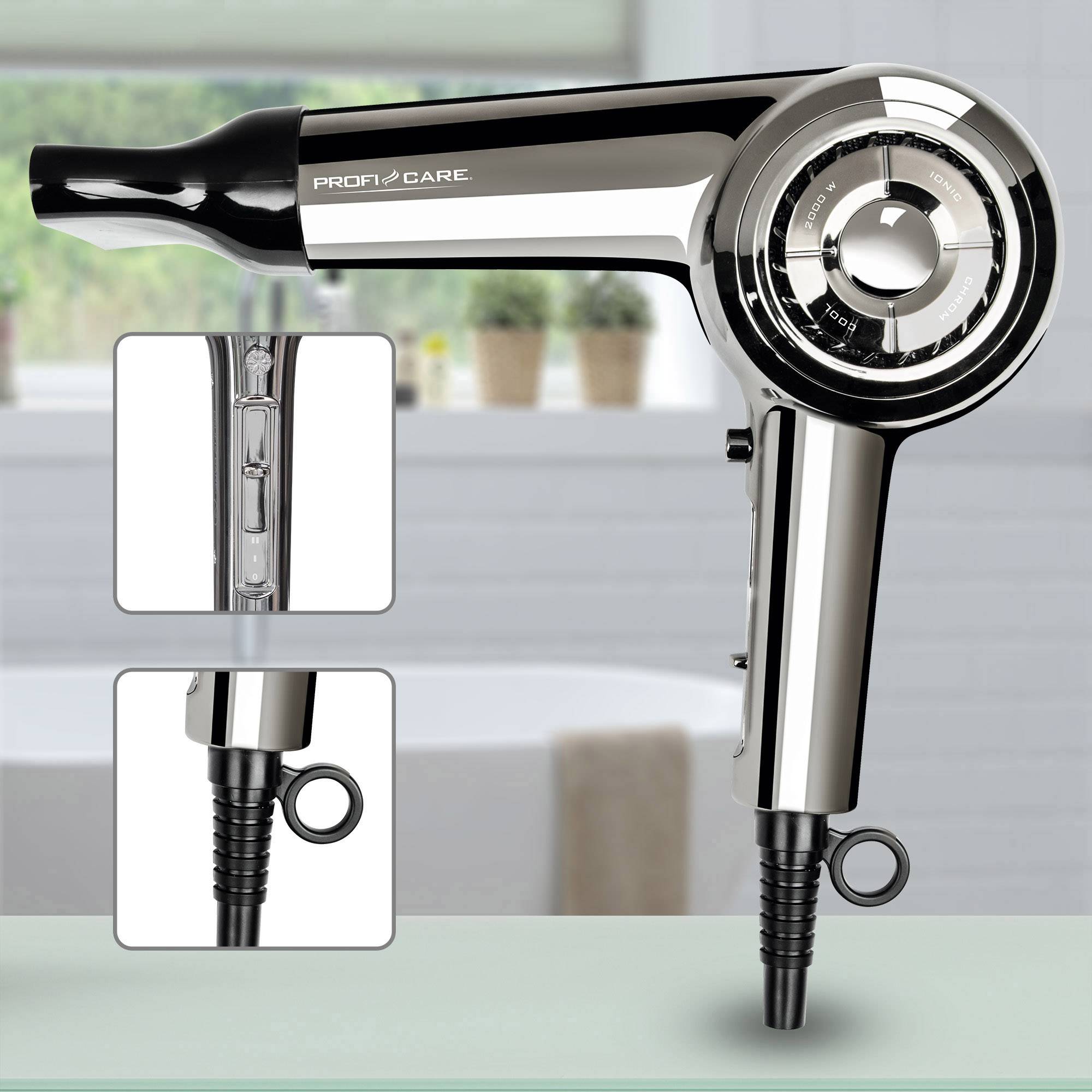 Profi-Care PC-HT 3033  Haartrockner Chrom