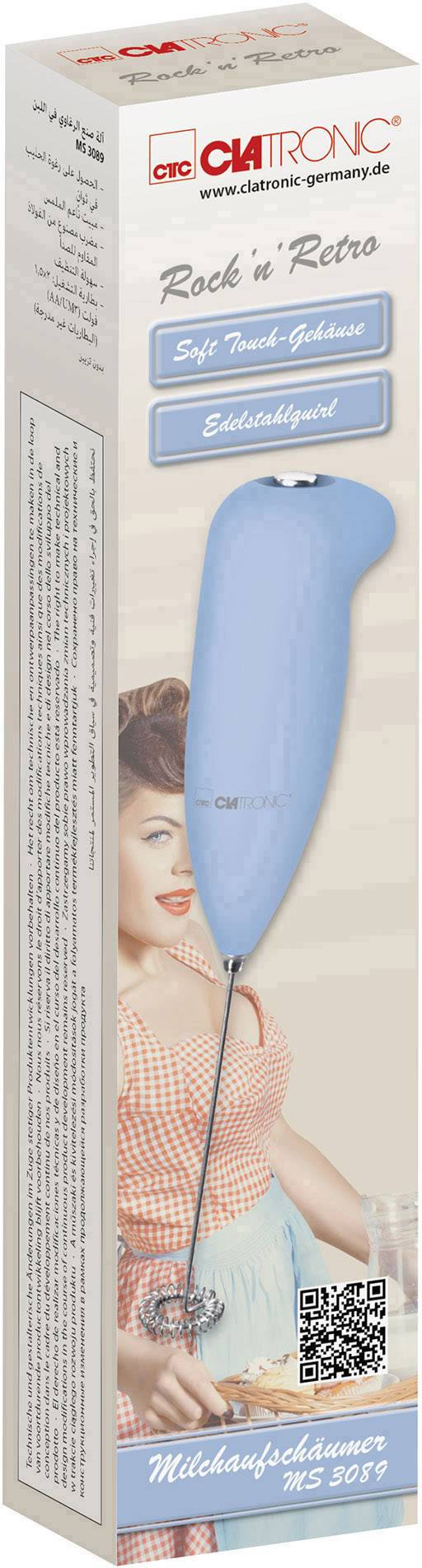 Clatronic MS 3089M 263917 Milchaufschäumer Hellblau
