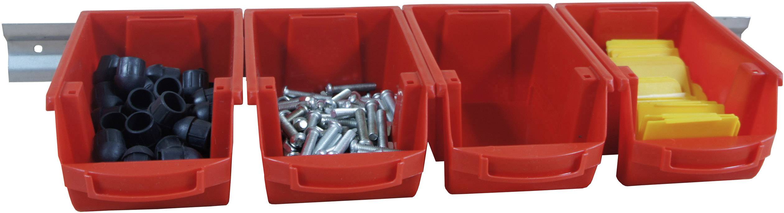 VISO SPACY2R Sichtlagerkasten (B x H x T) 101 x 70 x 157 mm Rot