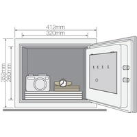 YALE YFM-352-FG2 Feuerschutztresor feuerfest Zahlenschloss YALE YFM-352-FG2 Feuerschutztresor feuerfest Zahlenschloss