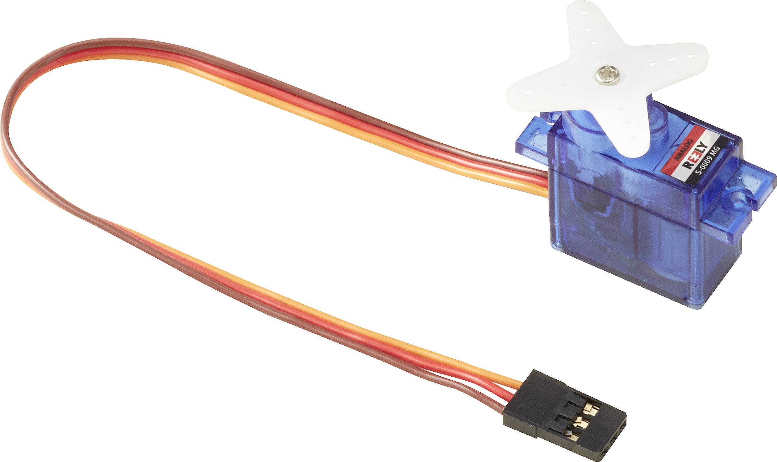 Reely Micro-Servo S0009 MG Analog-Servo Getriebe-Material: Metall Stecksystem: JR