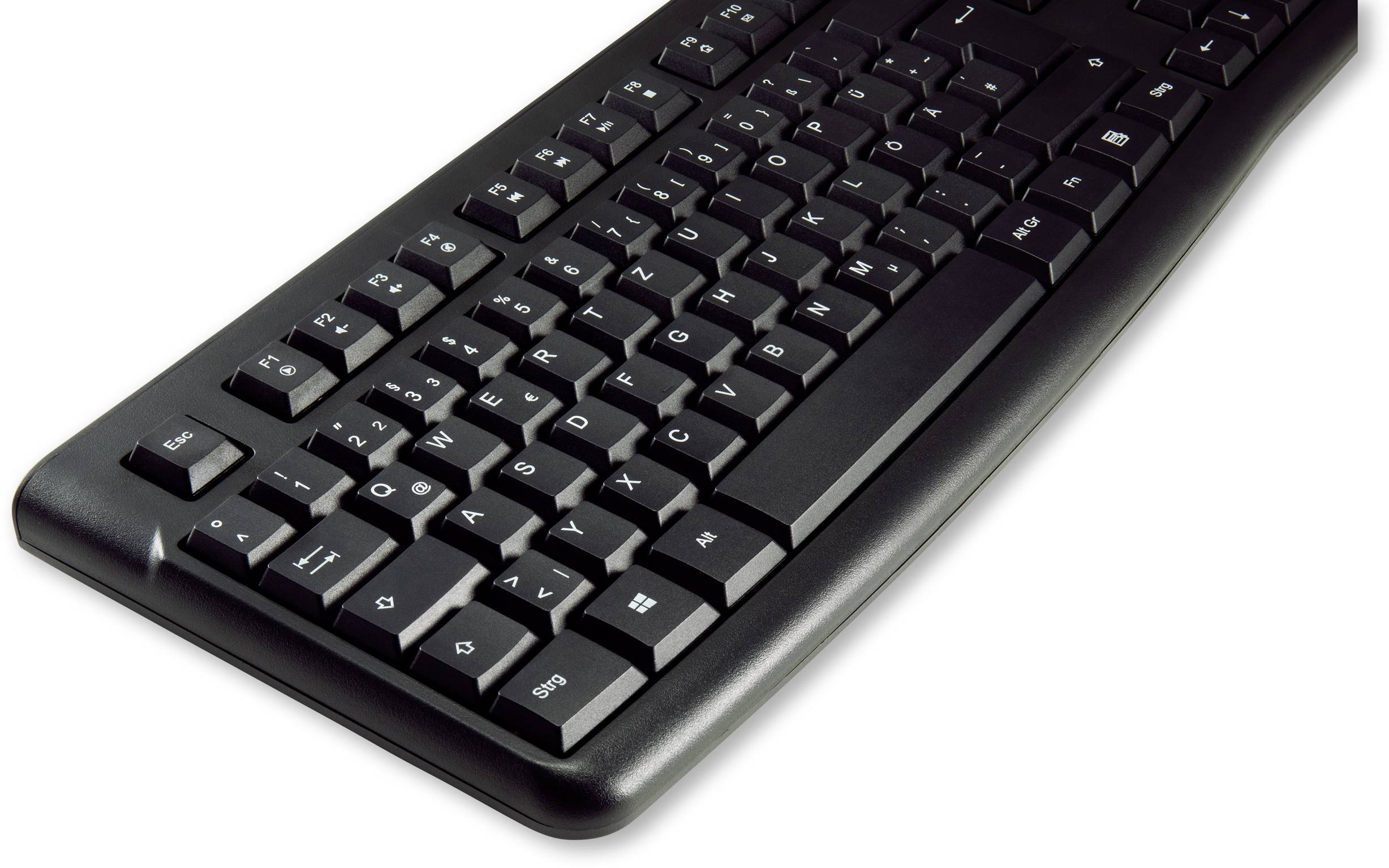 Basetech  USB Tastatur, Maus-Set  Deutsch, QWERTZ, Windows® Schwarz