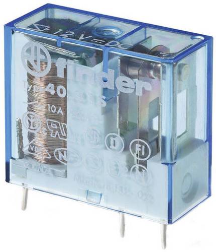Finder 40.31.9.024.5000 Printrelais 24 V/DC 12 A 1 Wechsler 50 St. Tray