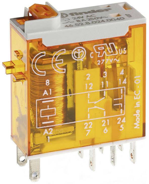 Finder 46.52.8.230.5040 Steckrelais 230 V/AC 8 A 2 Wechsler 1 St.