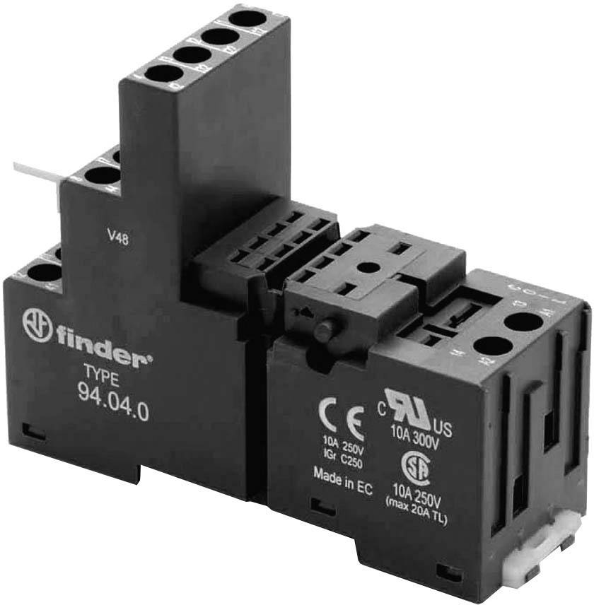 Finder 94.04.0 Relaissockel Passend für Serie (Relais): Finder Serie 55 Tray 10 St.