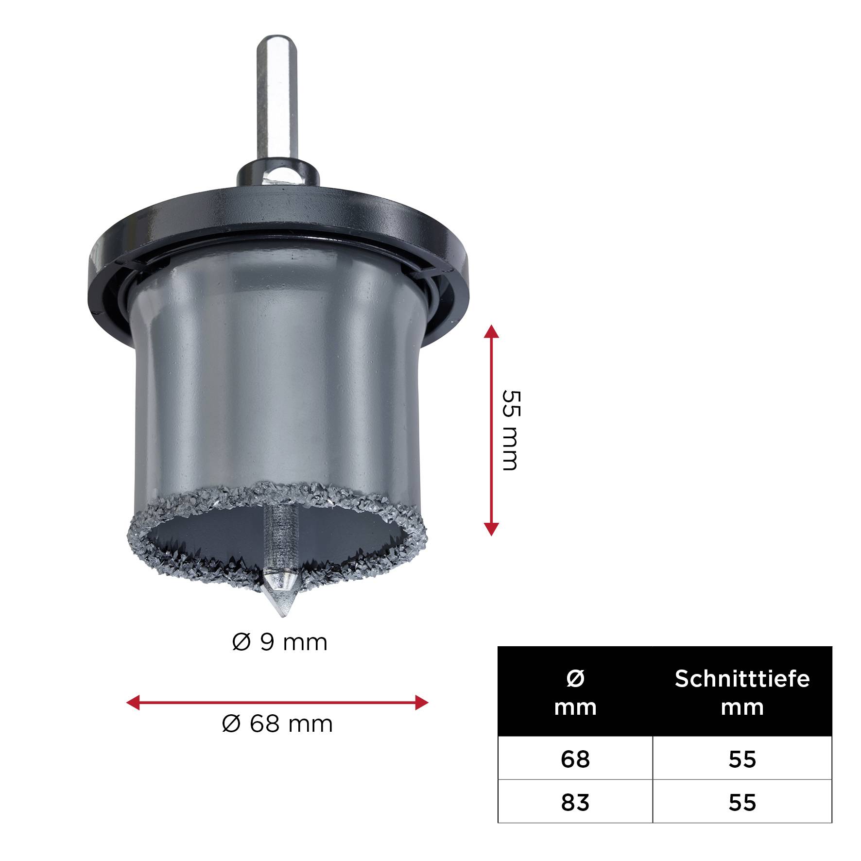 Kwb 68 T55SB 499463 Lochsägen-Set 68 mm 1 St.