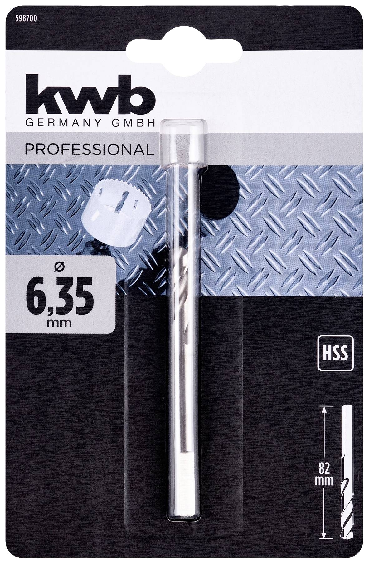 Kwb 598700 Zentrierbohrer 6.35mm