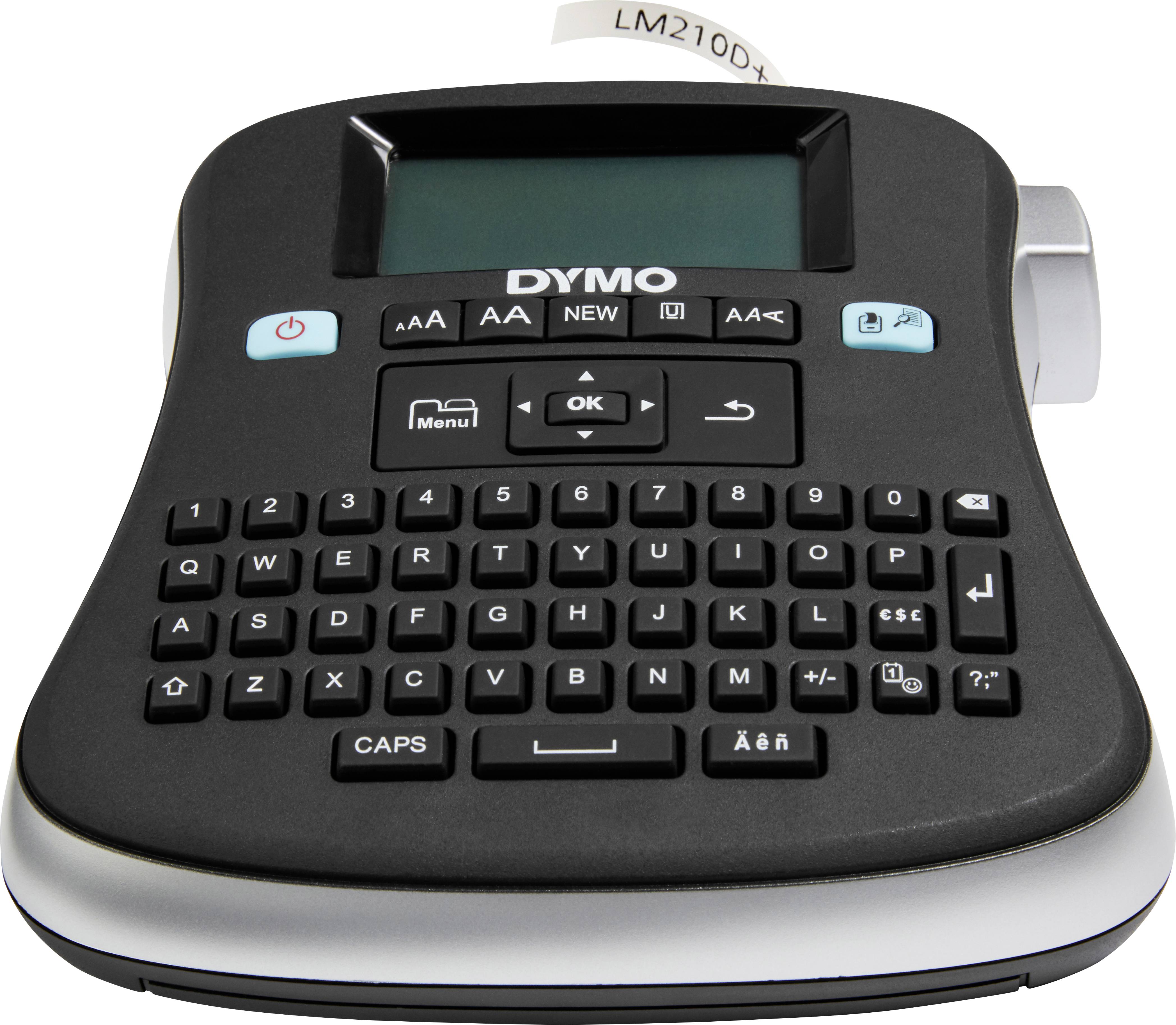 DYMO LabelManager 210D+ Qwerty Beschriftungsgerät Geeignet für Schriftband: D1 6 mm, 9 mm, 12 mm