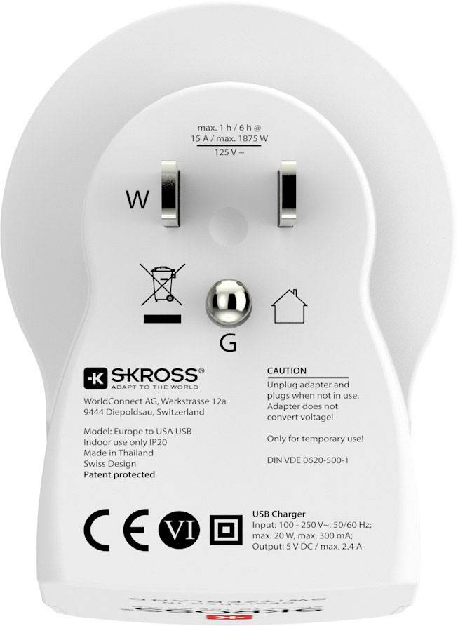 Skross 1500281 Reiseadapter