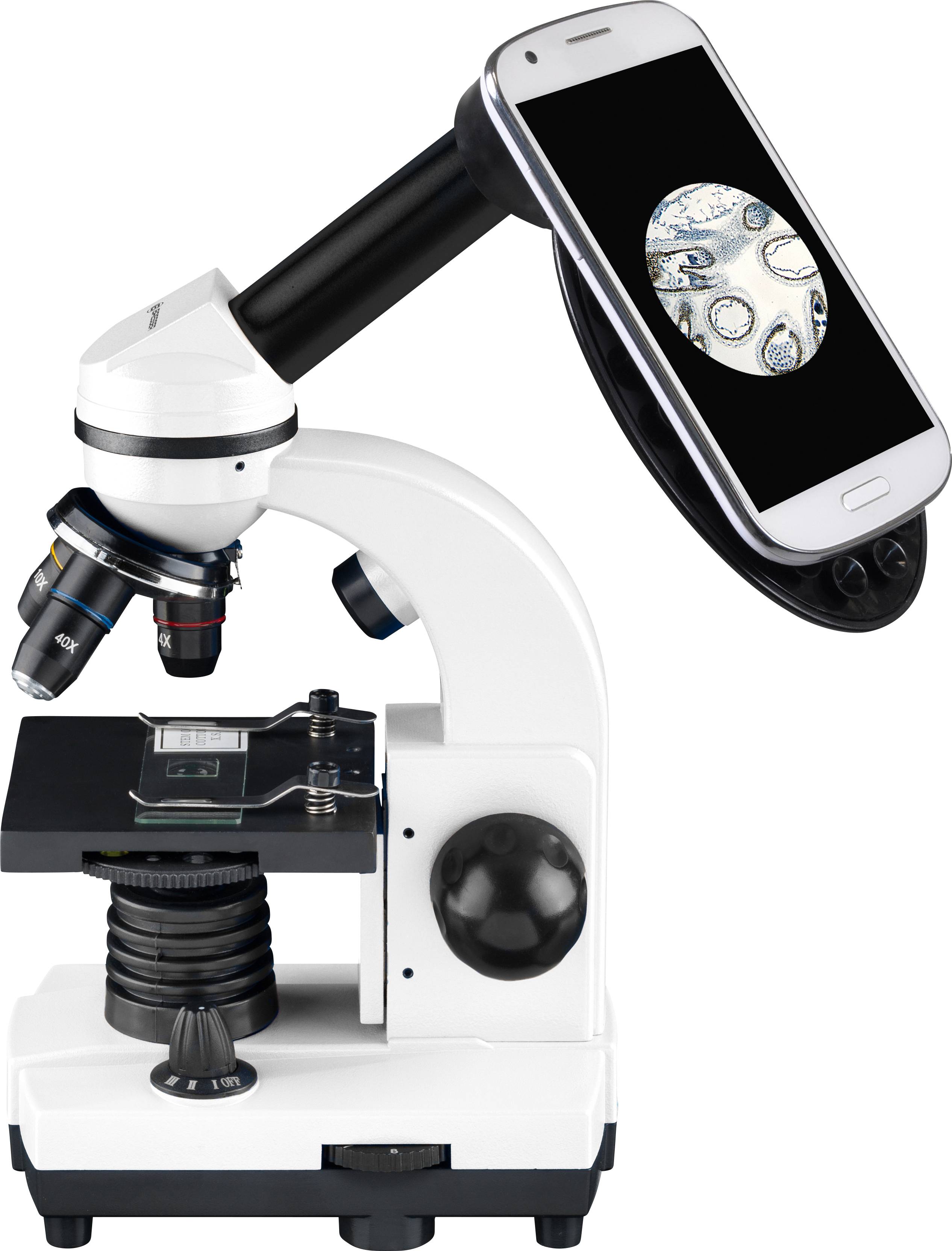 Bresser Optik 8855610GYE000 Biolux SEL Kinder-Mikroskop Monokular 1600 x Auflicht, Durchlicht