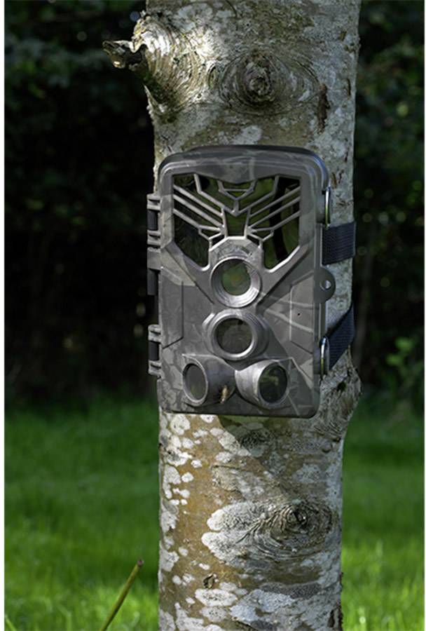 Denver WCT-8020W Wildkamera 20 Megapixel Low-Glow-LEDs, WLAN Camouflage, Schwarz