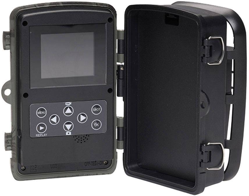 Denver WCT-8020W Wildkamera 20 Megapixel Low-Glow-LEDs, WLAN Camouflage, Schwarz