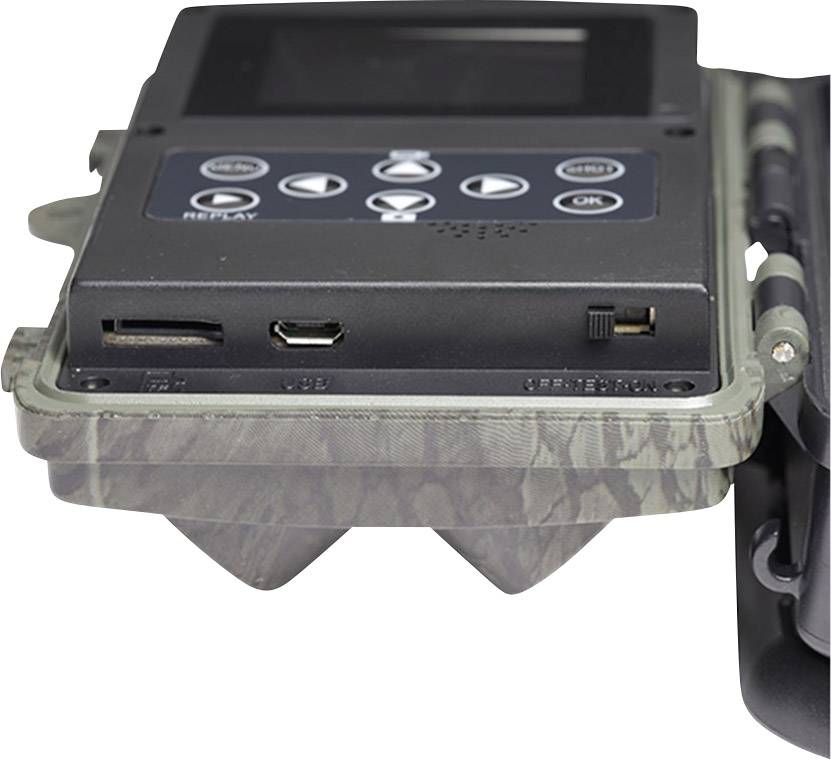 Denver WCT-8020W Wildkamera 20 Megapixel Low-Glow-LEDs, WLAN Camouflage, Schwarz