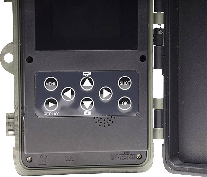 Denver WCT-8020W Wildkamera 20 Megapixel Low-Glow-LEDs, WLAN Camouflage, Schwarz