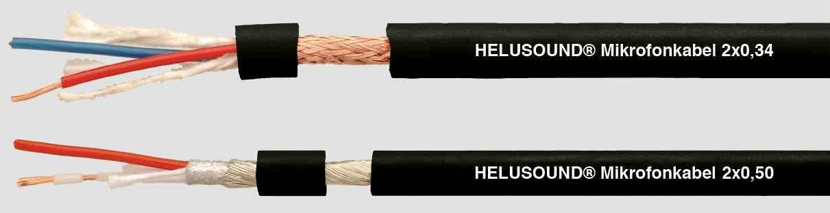 Helukabel 400040 Mikrofonkabel 2 x 0.34 mm² Schwarz, Rot 100 m