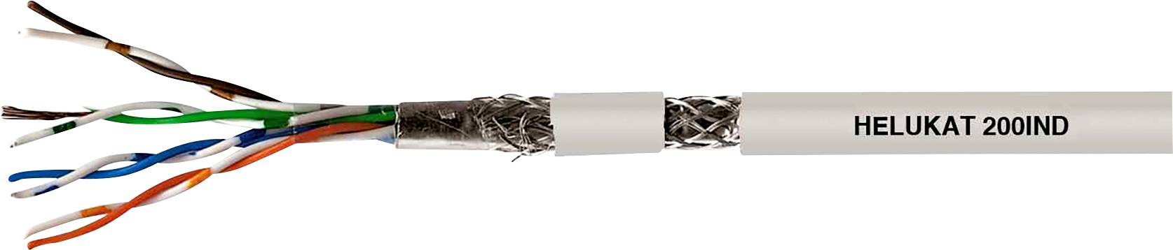 Helukabel 800068 Netzwerkkabel CAT 5 SF/UTP 4 x 2 x 0.14 mm² Grau 100 m