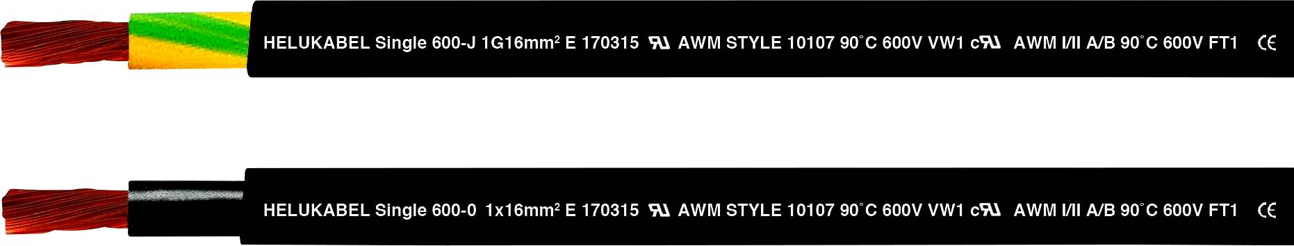 Helukabel 10888 Litze 1 x 25 mm² Schwarz 100 m