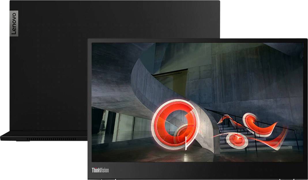Lenovo ThinkVision M14 LED-Monitor EEK B (A - G) 35.6 cm (14 Zoll) 1920 x 1080 Pixel 16:9 6 ms USB-C® IPS LED