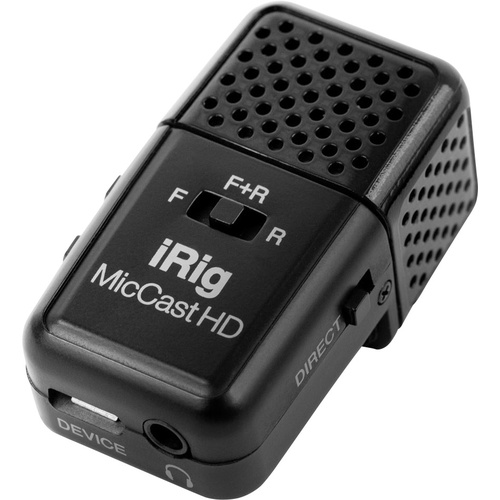 IK Multimedia iRig Mic Cast HD Micro-cravate Micro pour téléphone portable  Type de transmission (détails):filaire avec câble