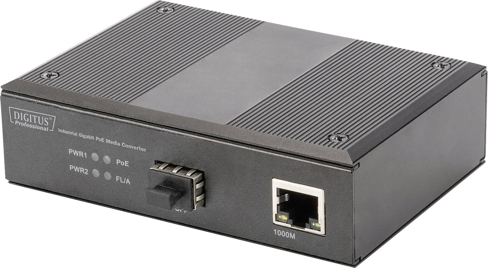 Digitus DN-652104 LAN 10/100/1000 MBit/s, SFP Medienkonverter 10 / 100 / 1000 MBit/s