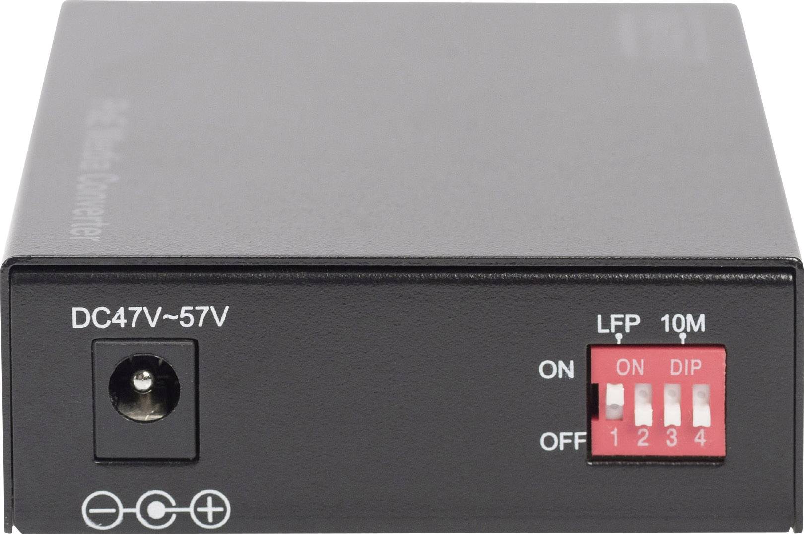 Digitus DN-82150 LAN 10/100/1000MBit/s, SC Duplex Medienkonverter 10 / 100 / 1000MBit/s