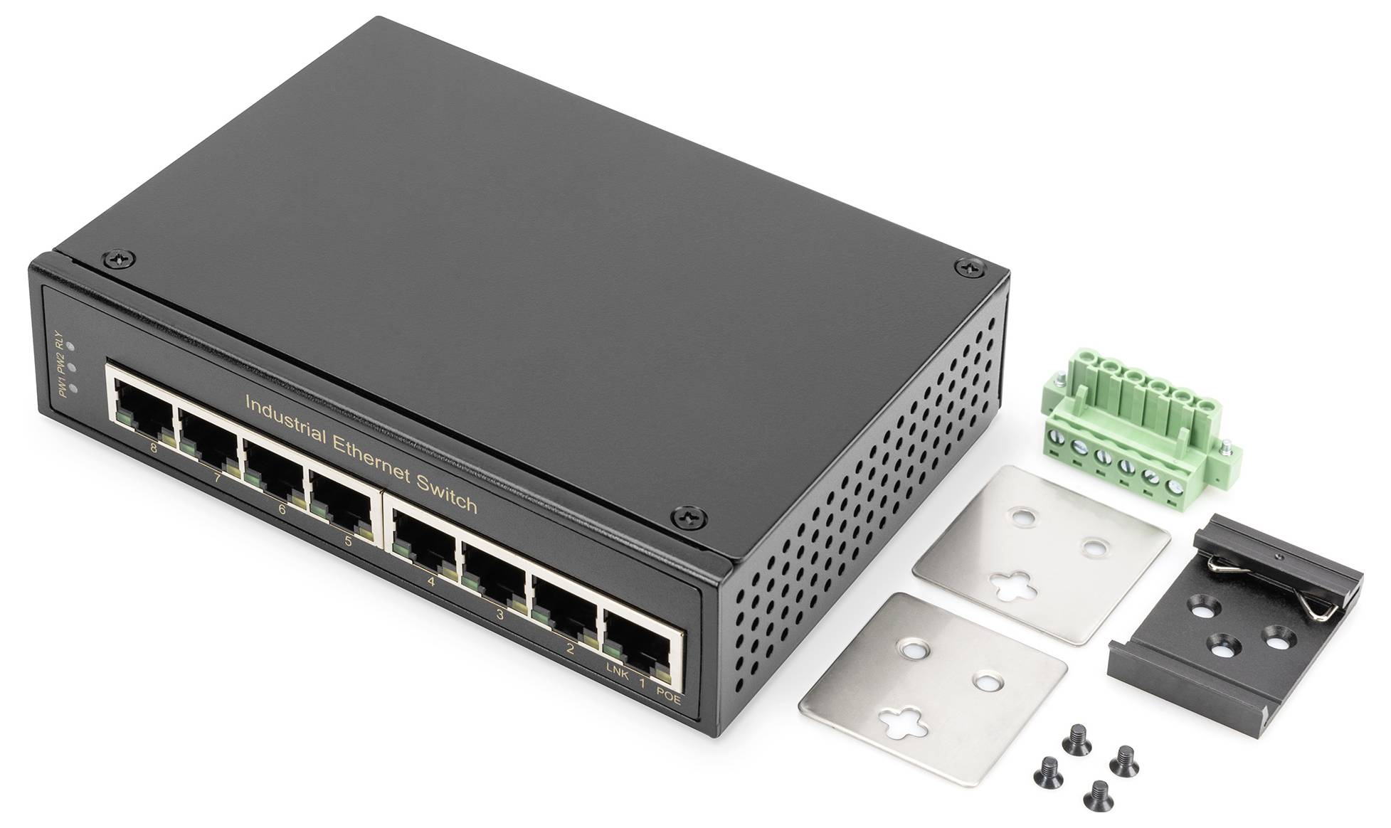 Digitus DN-651108 DN-651108 Industrial Ethernet Switch 8 Port 10 / 100 / 1000MBit/s