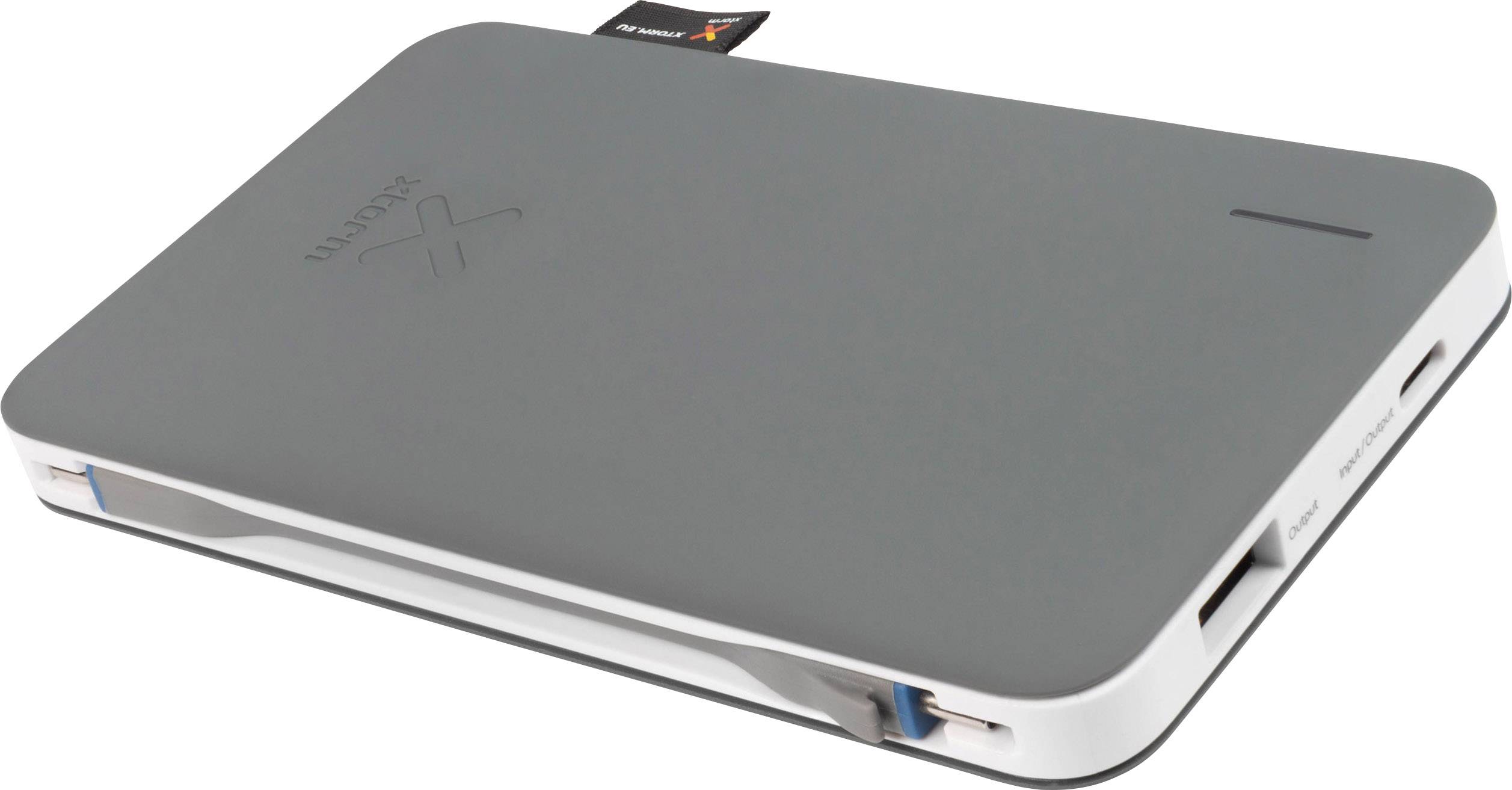 Xtorm by A-Solar Hubble Powerbank 6000 mAh LiPo USB-C™ Grau, Weiß Statusanzeige