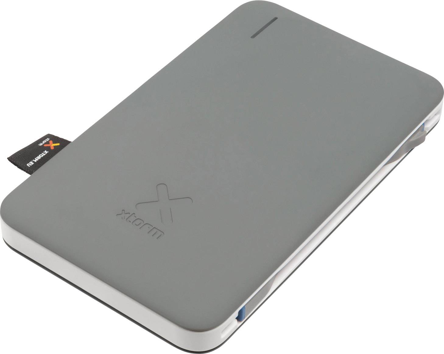 Xtorm by A-Solar Hubble Powerbank 6000 mAh LiPo USB-C™ Grau, Weiß Statusanzeige