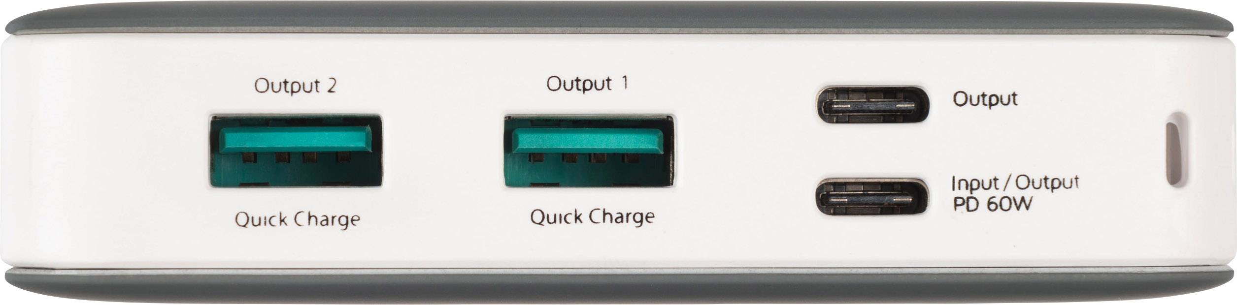 Xtorm by A-Solar Voyager Powerbank 26000 mAh Quick Charge 3.0, Power Delivery Li-Ion USB-A, USB-C® Grau, Weiß Statusanzeige