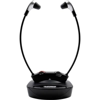 Telefunken T90121 In Ear Kopfhörer Funk Schwarz mit Bluetooth® Basisstation, Lautstärkeregelung Telefunken T90121 In Ear Kopfhörer Funk Schwarz mit Bluetooth® Basisstation, Lautstärkeregelung