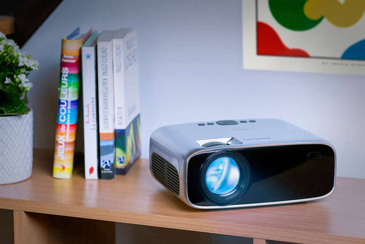 Philips Beamer Neopix Prime  LCD Helligkeit: 3500 lm 1280 x 720 WXGA, 1920 x 1080 HDTV 3000 : 1 Grau, Schwarz