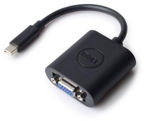 Dell 470-13630 Mini-DisplayPort / VGA Adapter [1x Mini-DisplayPort Stecker - 1x VGA-Buchse] Schwarz