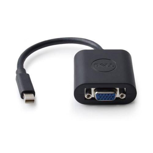 Dell 470-13630 Mini-DisplayPort / VGA Adapter [1x Mini-DisplayPort Stecker - 1x VGA-Buchse] Schwarz