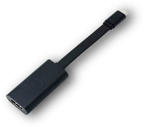 Dell DBQAUBC064 USB-C® / HDMI Adapter [1x USB-C® Stecker - 1x HDMI-Buchse] Schwarz