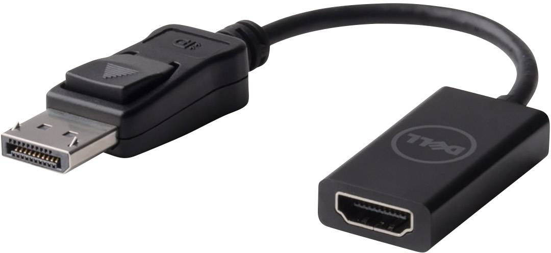 Dell DANAUBC087 DisplayPort / HDMI Adapter [1x DisplayPort Stecker - 1x HDMI-Buchse] Schwarz