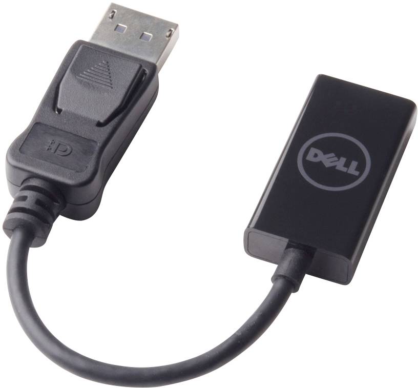Dell DANAUBC087 DisplayPort / HDMI Adapter [1x DisplayPort Stecker - 1x HDMI-Buchse] Schwarz