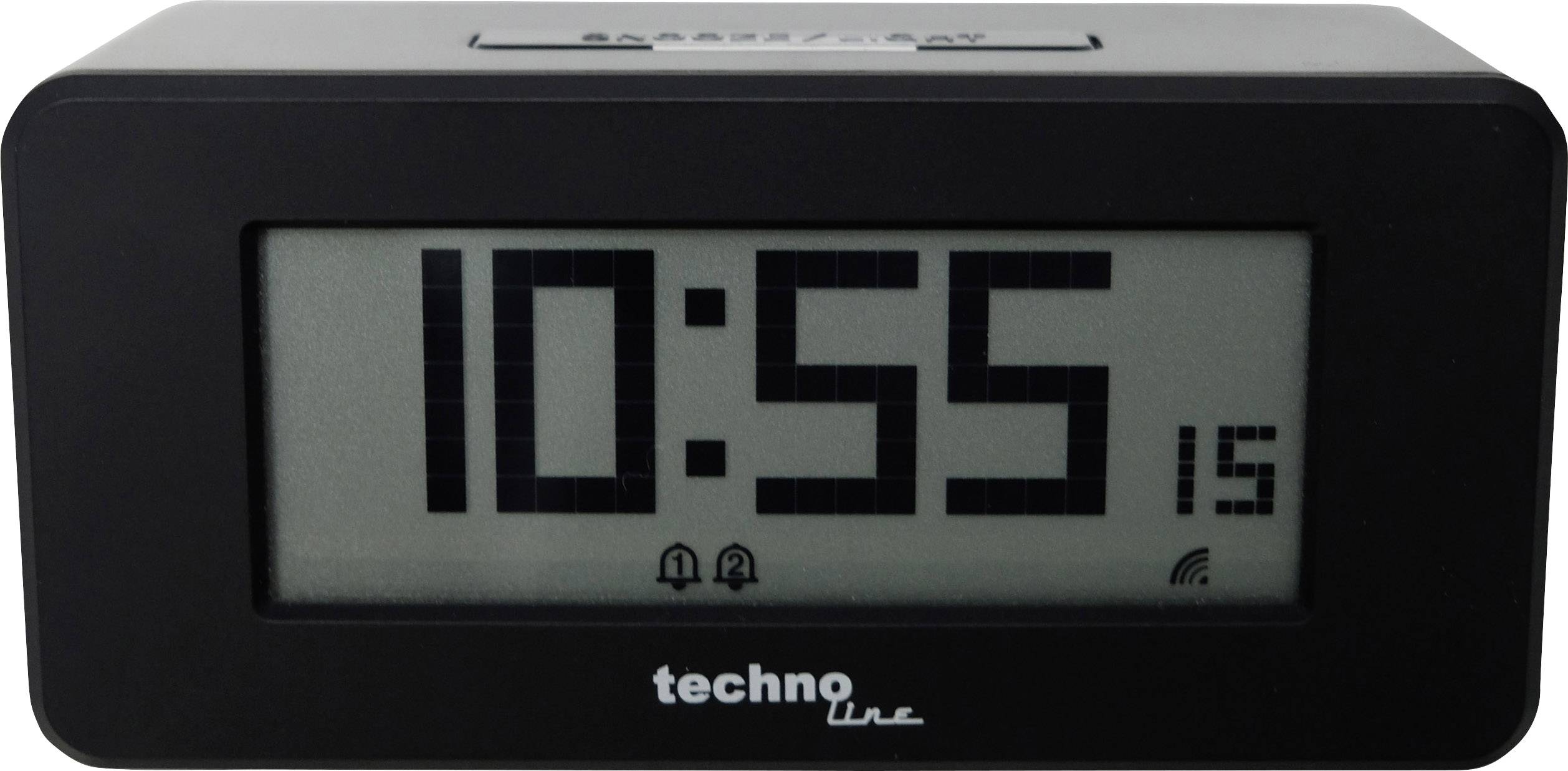 Techno Line WT295 Funk Wecker Schwarz Alarmzeiten 2