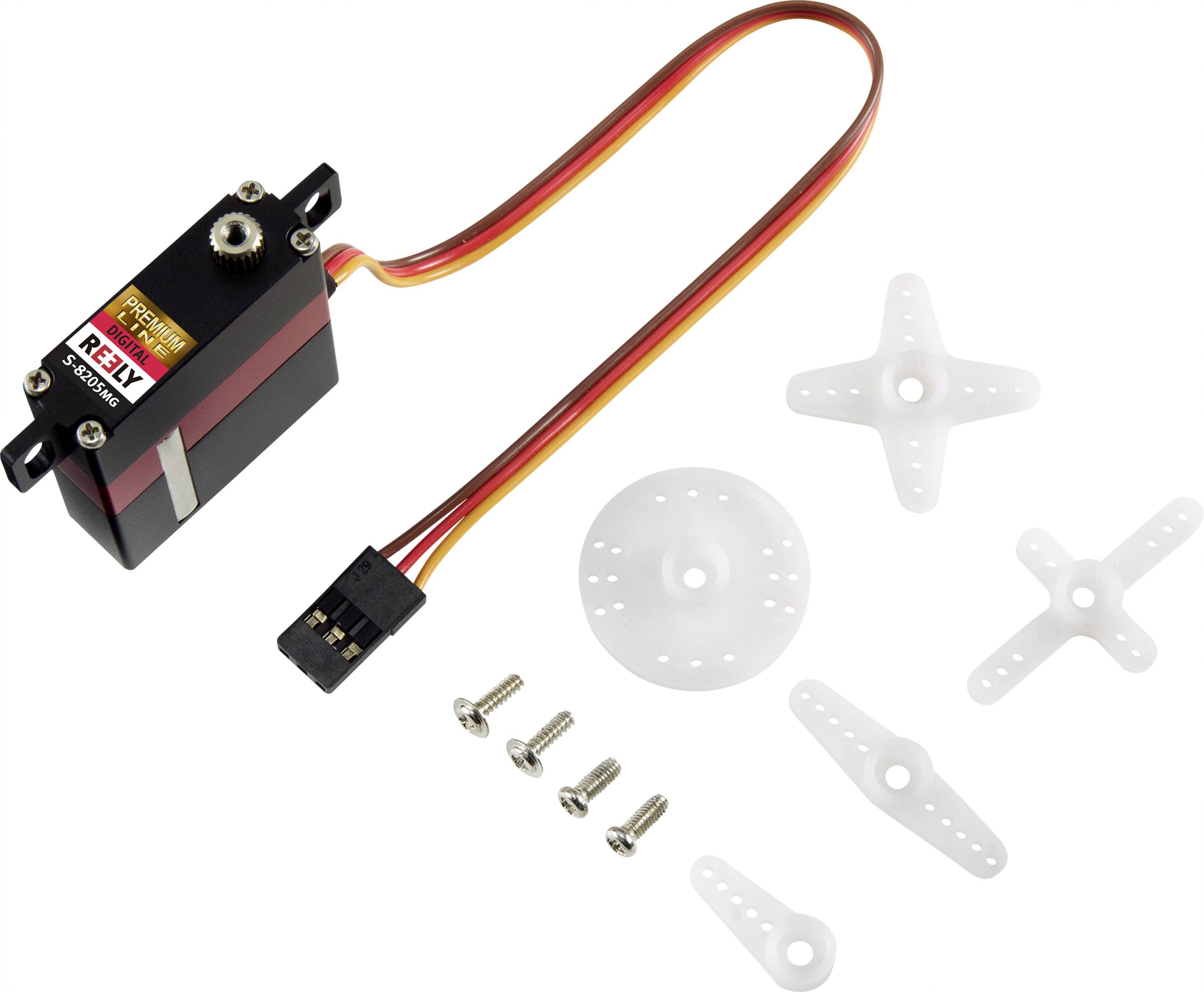 Reely Midi-Servo S-8205MG Digital-Servo Stecksystem: JR