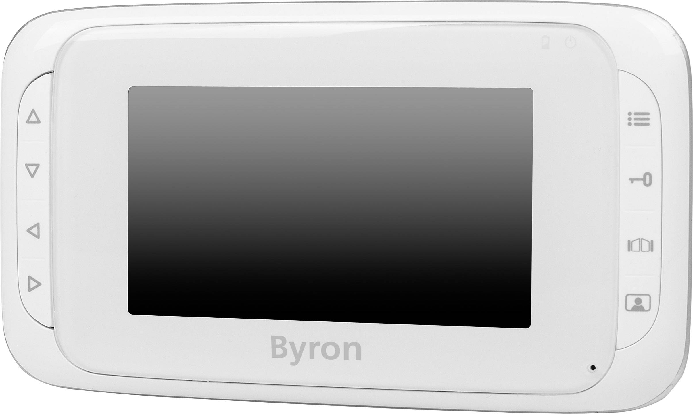 Byron Türsprechanlagen-Zubehör Kabellos, Digital, Funk Video-Inneneinheit, Zusatz-Monitor Weiß