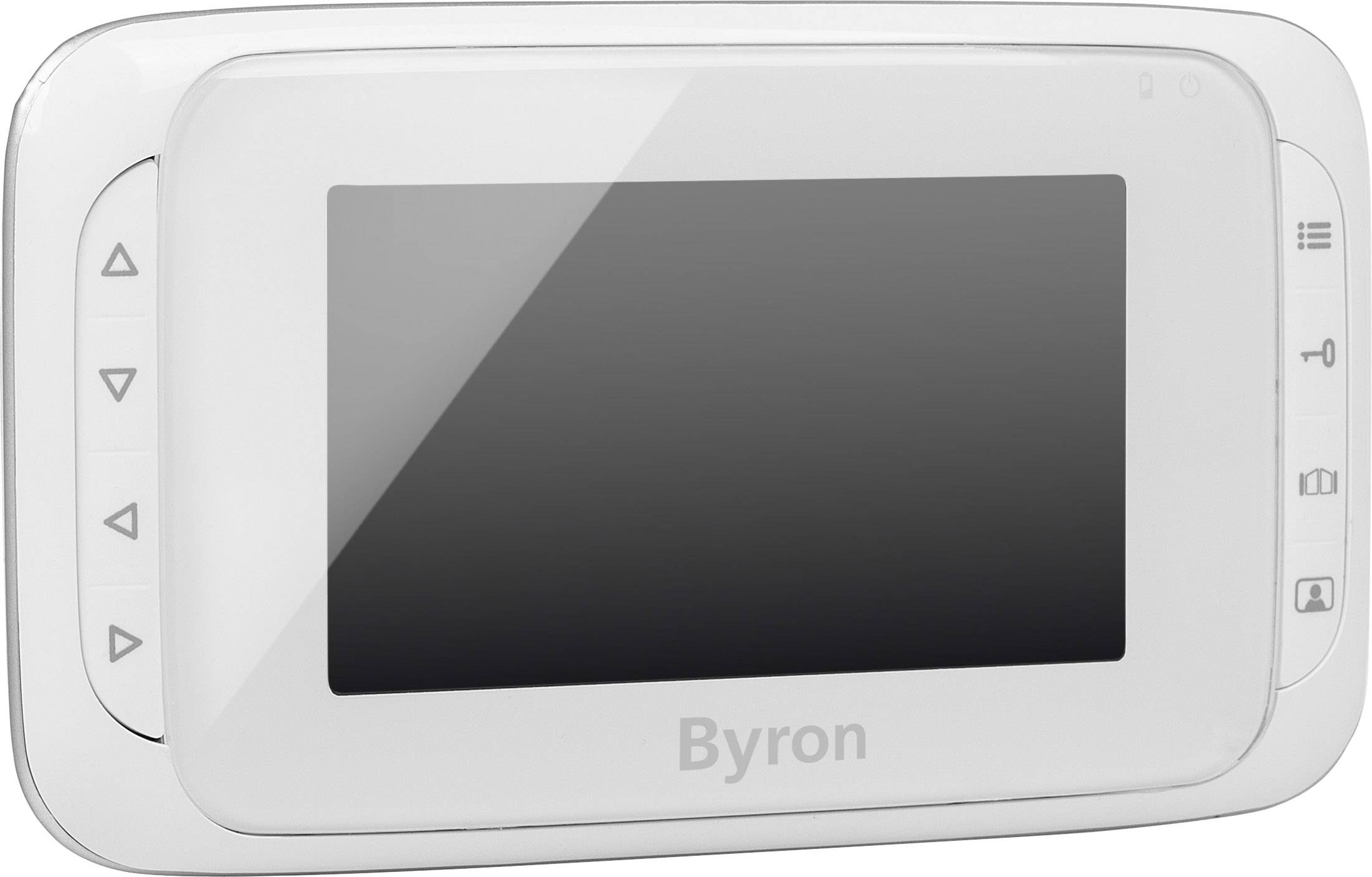 Byron Türsprechanlagen-Zubehör Kabellos, Digital, Funk Video-Inneneinheit, Zusatz-Monitor Weiß