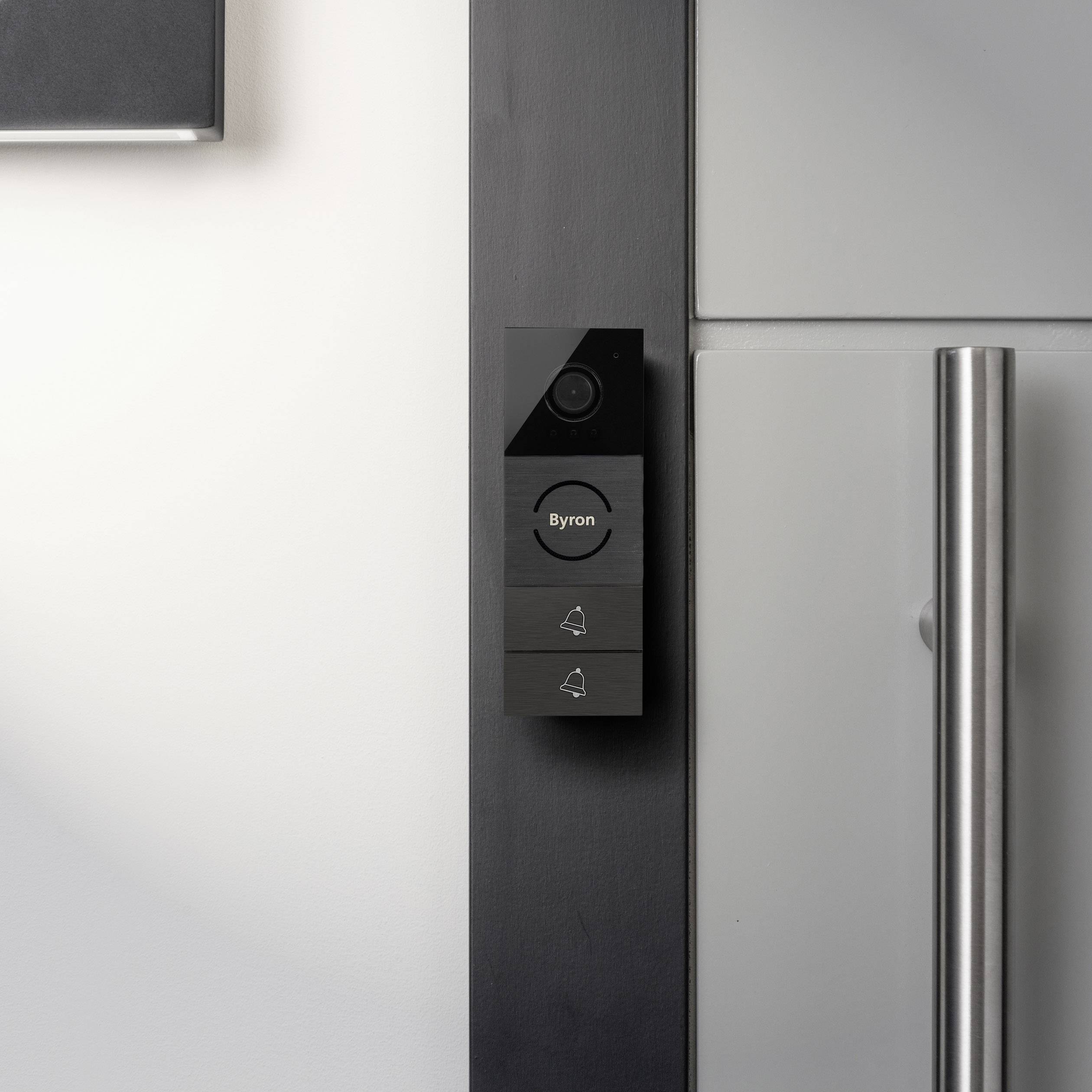 Byron Video-Türsprechanlage Kabelgebunden, 2-Draht Komplett-Set