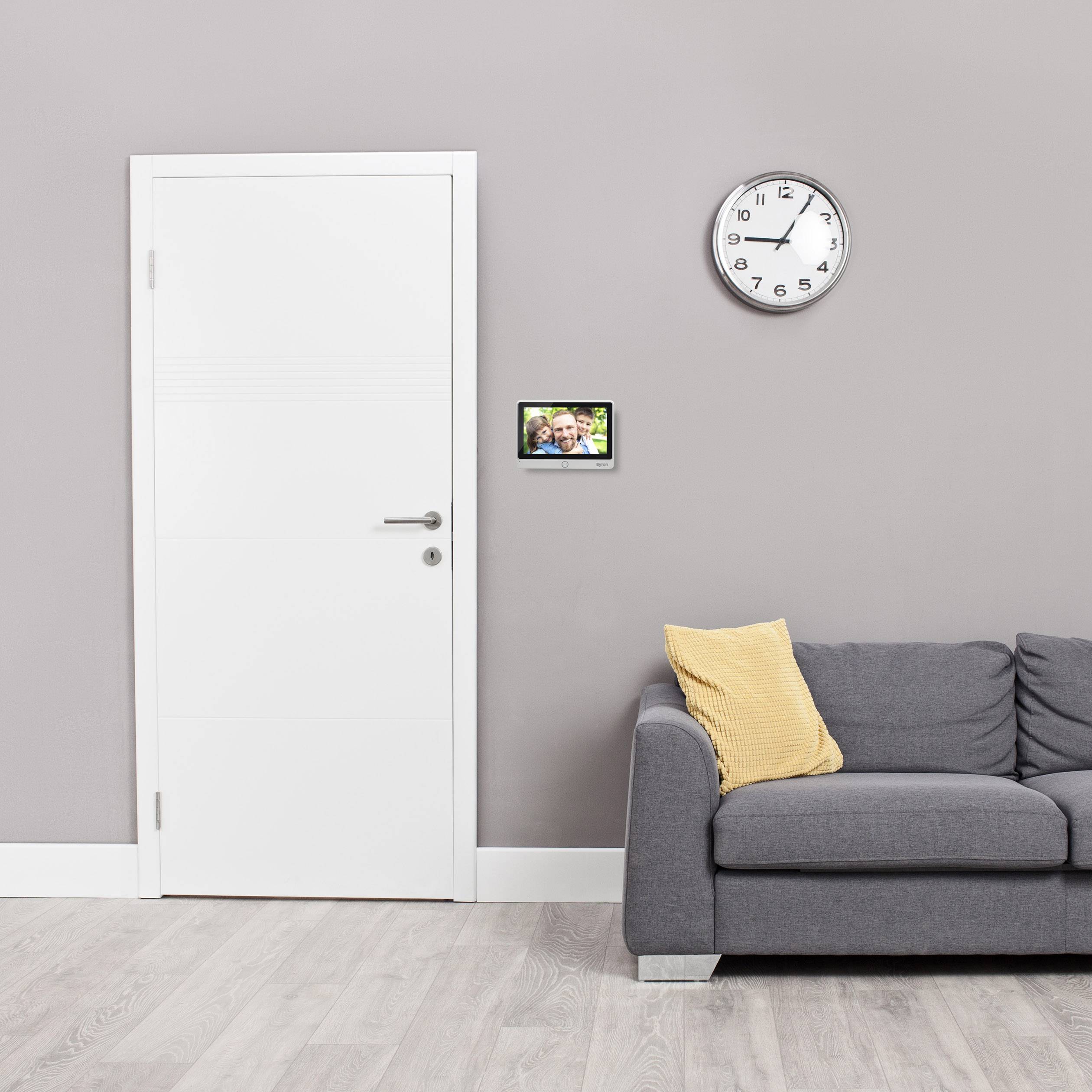 Byron Video-Türsprechanlage Kabelgebunden, 2-Draht Komplett-Set