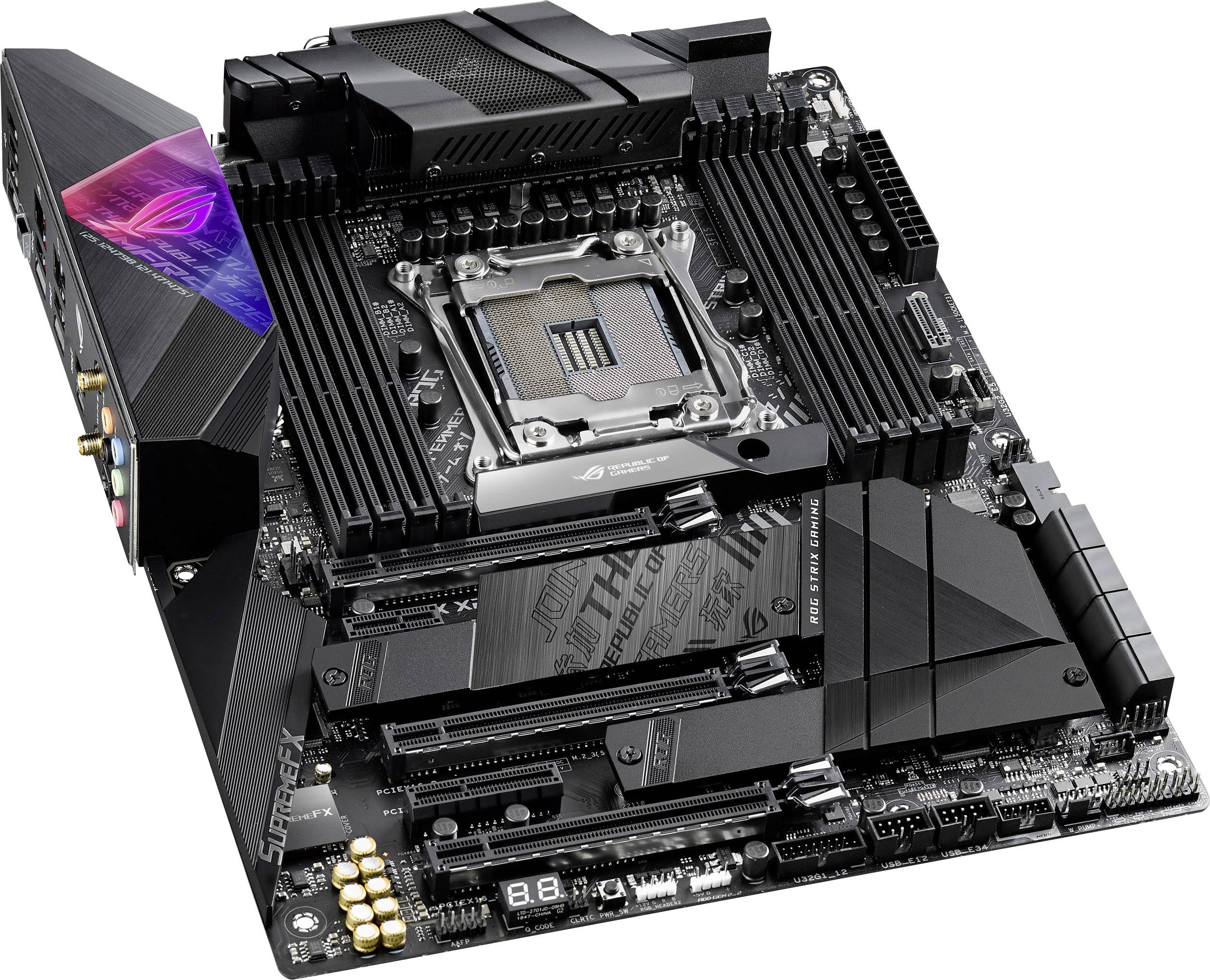 Asus ROG STRIX X299-E GAMING II Mainboard Sockel (PC) Intel® LGA 2066 Formfaktor (Details) ATX Mainboard-Chipsatz Intel® X299